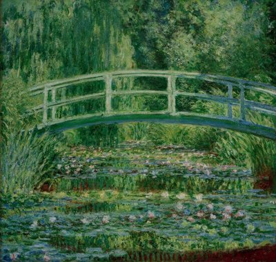 The Water Lily Pond by Claude Monet